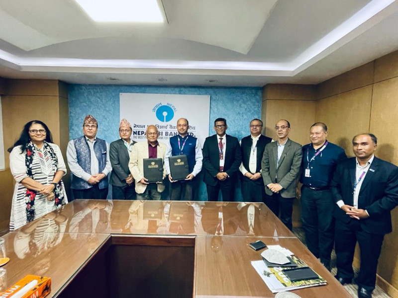 नेपाल एसबीआई बैंक र हेफर इन्टरनेसनलबीच लगानीसम्बन्धी सम्झौता